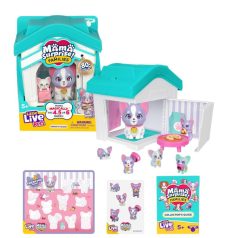   Little Live Pets Mama Surprise Családok játékszett - Francia bulldog családi kutyaház