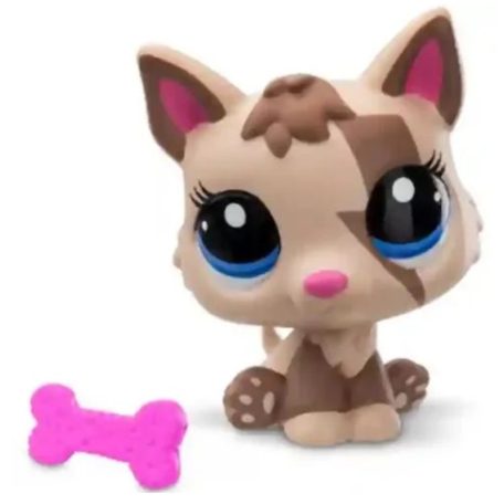 Littlest Pet Shop figura bliszter csomagolásban S2 - Németjuhász kutya (73)