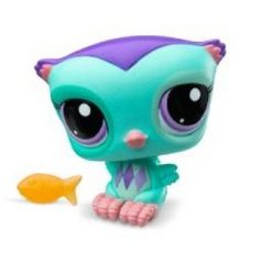   Littlest Pet Shop figura bliszter csomagolásban S3 - Bagoly (137)