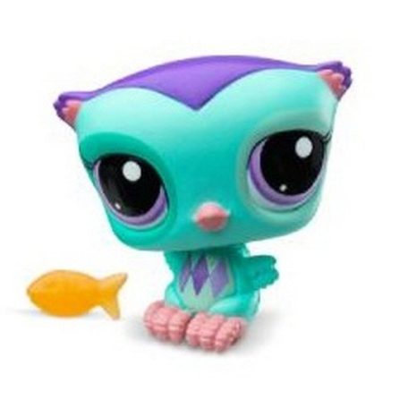 Littlest Pet Shop figura bliszter csomagolásban S3 - Bagoly (137)