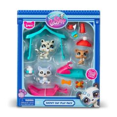   Littlest Pet Shop S2 Snowy - Havas napok 3-as készlet (107-108-109)