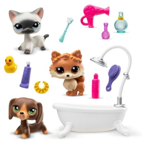 Littlest Pet Shop S3 Spa 3-as készlet