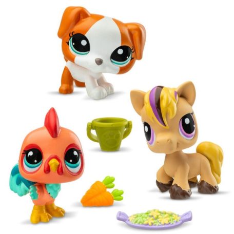 Littlest Pet Shop 3-as henger S3 - Barnyard Pets (163-164-165)