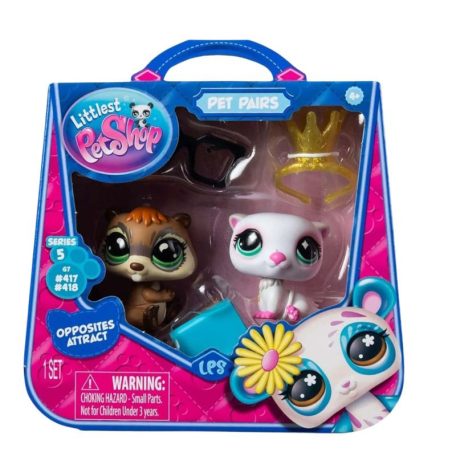 Littlest Pet Shop állatpár 2-es csomag 5. széria - Hód és Hermelin