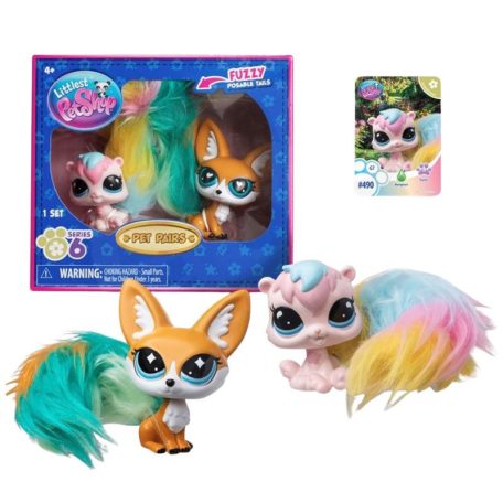 Littlest Pet Shop állatpár 2-es csomag 6. széria - Alpaka és sivatagi róka (489-490)