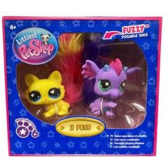   Littlest Pet Shop állatpár 2-es csomag 6. széria - Cica és sárkány (487-488)