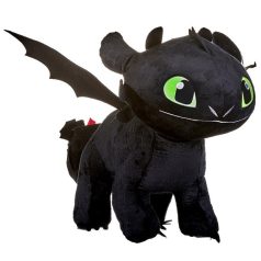   Így neveld a sárkányodat 3 - Fogatlan, az éjfúria plüss figura (70/100 cm)