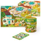 Dodo kétoldalú puzzle - Élet a farmon (50 db)