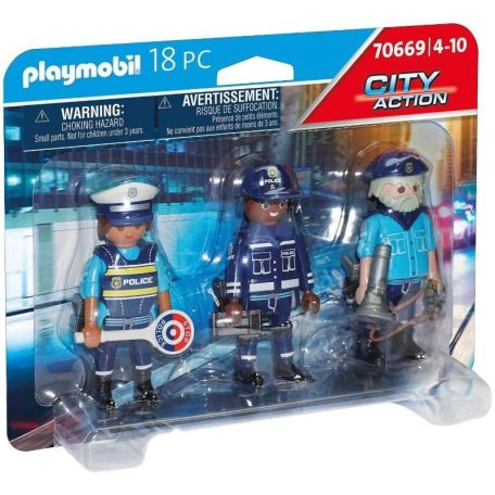 Playmobil City Action 70669 Figura szett rendőrség