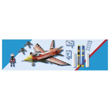 Playmobil Air Stunt Show 70832 Légi kaszkadőrök - Sas sugárhajtású gép felhúzható motorral