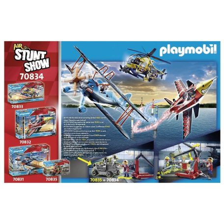 Playmobil Air Stunt Show 70834 Légi kaszkadőrök - Szervízállomás