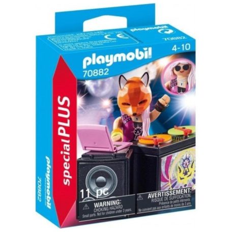 Playmobil Special Plus 70882 DJ keverőpulttal