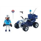 Playmobil City Action 71092 Rendőr speed quad hátrahúzható motorral