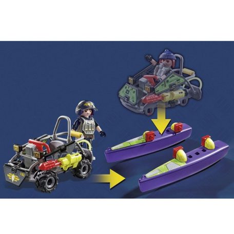 Playmobil City Action 71147 SWAT - Terepjáró quad