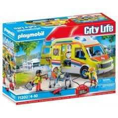   Playmobil City Life 71202 Mentőautó hang- és fényeffektekkel