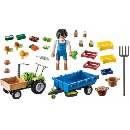 Playmobil Country 71249 Traktor utánfutóval
