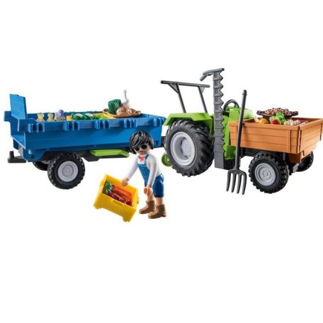 Playmobil Country 71249 Traktor utánfutóval
