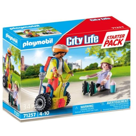 Playmobil City Life Starter Pack 71257 Segway mentőakció