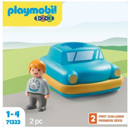 Playmobil 1.2.3 71323 Push & Go autó