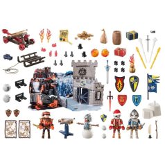   Playmobil Novelmore 71346 Adventi naptár: Novelmore hógolyó csata