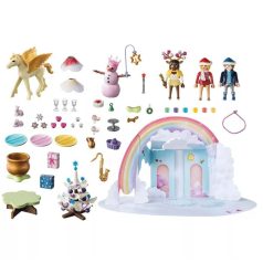   Playmobil Princess Magic 71348 Adventi naptár: Karácsony a szivárvány felhőn
