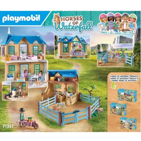 Playmobil Horses of Waterfall 71351 Vízesés farm