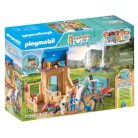 Playmobil Horses of Waterfall 71353 Amelia & Whisper lovasboksszal