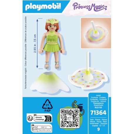 Playmobil Princess Magic 71364 Szivárványpörgettyű hercegnővel