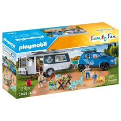 Playmobil Family Fun 71423 Lakókocsi autóval