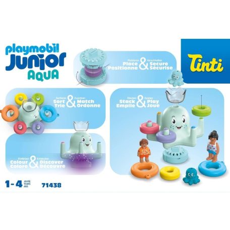Playmobil Junior Aqua & Tinti 71438 Színes polipok
