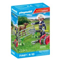   Playmobil Action Heroes 71467 Tűzoltó állatmentés közben