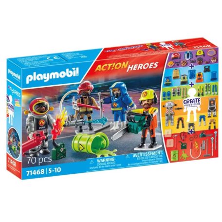 Playmobil Action Heroes 71468 My Figures: Tűzoltók