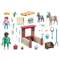 Playmobil Country 71471 Állatorvos szamarakkal