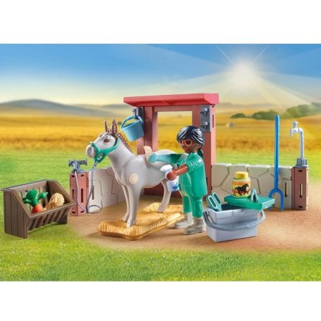 Playmobil Country 71471 Állatorvos szamarakkal