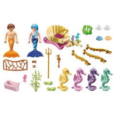   Playmobil Princess Magic 71500 Hableány csikóhalas hintóval