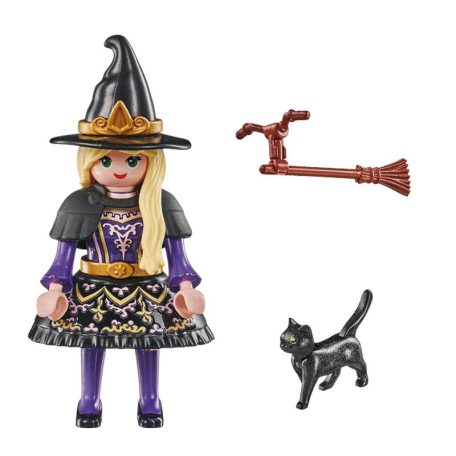 Playmobil Special Plus 71584 Boszorkány macskával