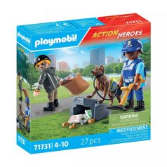 Playmobil Action Heroes 71731 Nyomkövetés rendőrkutyával