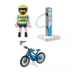   Playmobil Action Heroes 71732 Kerékpáros rendőr töltőállomással