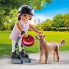 Playmobil My Life 71739 Görkorcsolyázó lány retrieverrel