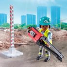 Playmobil Action Heroes 71751 Útépítés úthengerrel és földmérővel