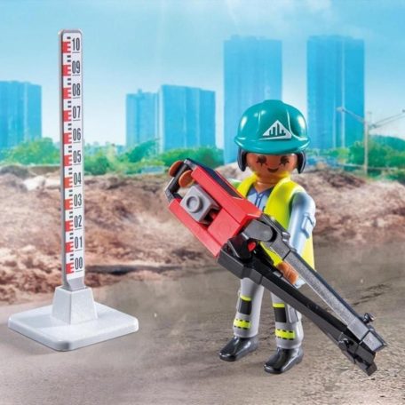 Playmobil Action Heroes 71751 Útépítés úthengerrel és földmérővel