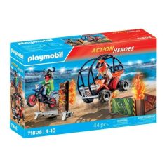   Playmobil Promo Pack 71808 Kaszkadőrök motorral és homokfutóval