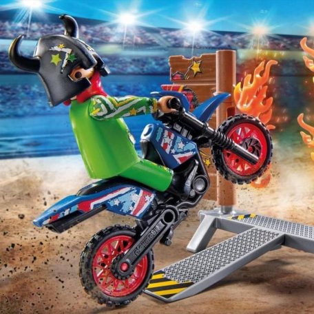 Playmobil Promo Pack 71808 Kaszkadőrök motorral és homokfutóval
