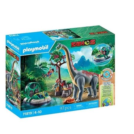 Playmobil Dinos 71819 Brachioszaurusz légpárnás járművel