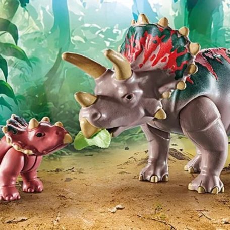 Playmobil Dinos 71821 Triceratopsz család