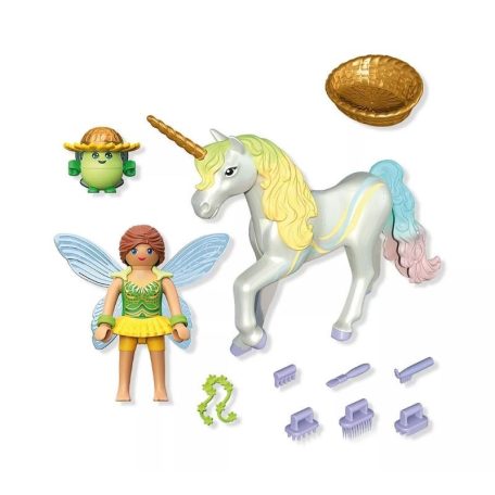 Playmobil Magic Unicorns 71840 Gyűjthető egyszarvú szivárványvirág tündérrel