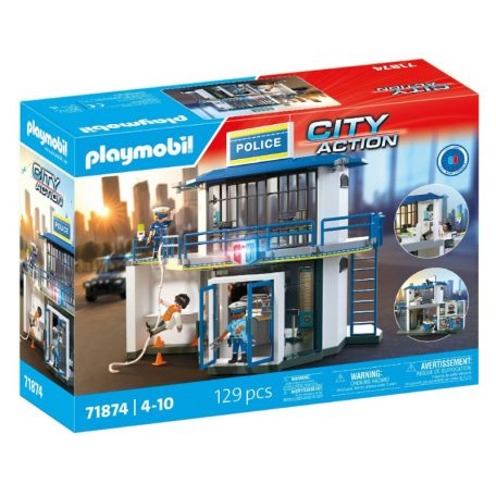 Playmobil City Action 71874 Rendőrkapitányság nyomózó szobájával