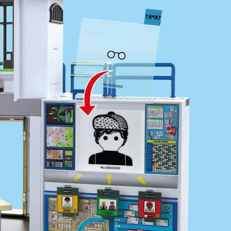 Playmobil City Action 71874 Rendőrkapitányság nyomózó szobájával
