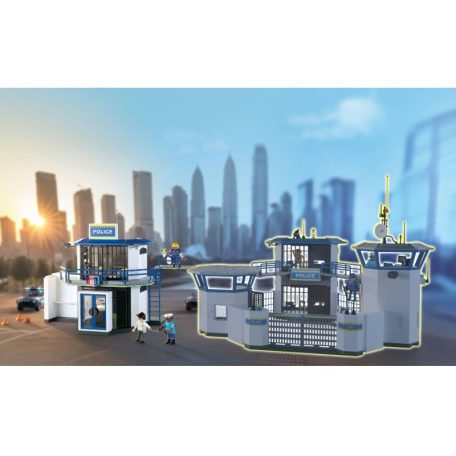 Playmobil City Action 71874 Rendőrkapitányság nyomózó szobájával
