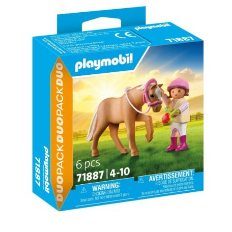 Playmobil Duo Pack 71887 Lány pónival
